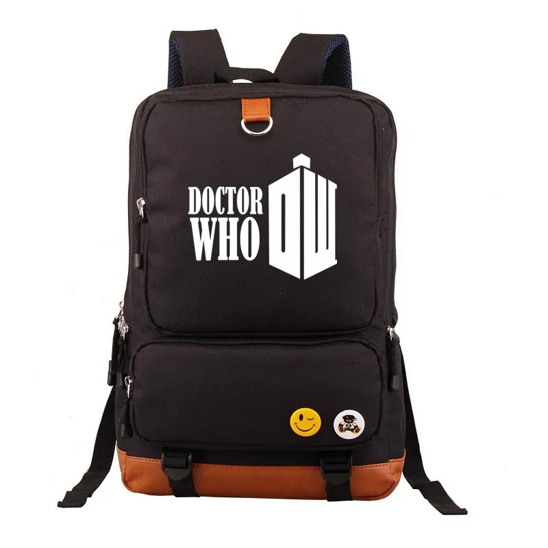 Alta calidad serie de TV caliente Doctor Who TARDIS impresión mochila Mochilas y bolsas para el colegio mochila portátil unisex Bolsas de viaje Alta calidad serie de TV caliente Doctor Who TARDIS impresión mochila Mochilas y bolsas para el colegio mochila portátil unisex Bolsas de viaje