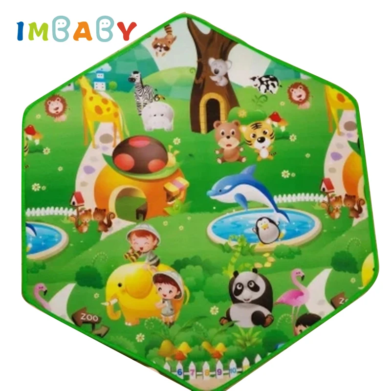 play yard and play mat