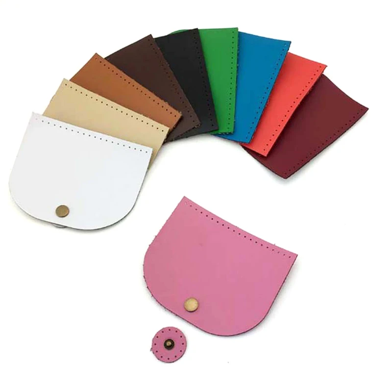

5pcs 10x12cm Bag Flip Cover PU Leather Replacement Handmade DIY Shoulder Handbag SEWING Flap Cover with Lock Accessories KZ0095