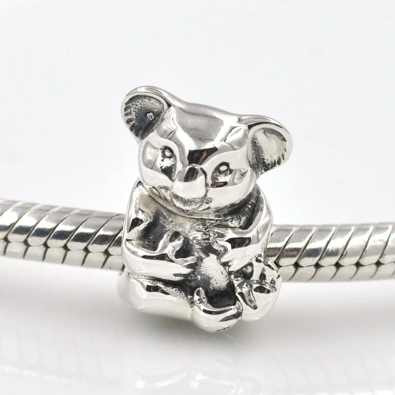 Fit Pandora Charms Pulsera Otoño Nuevo 925 Encantos de la Esterlina Loving Esterlina Koala Grano Del Encanto DIY Joyería Que Hace|pandora charm bracelet|fit pandoradiy jewelry making - AliExpress