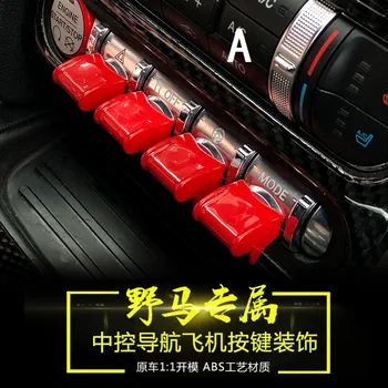 

Fit for FORD MUSTANG 15-18 Aircraft button central control navigation decorative interior control button