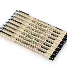 8 шт. эскиз ручка для черчения эскиз чернила художественный Маркер ручки для крючка линия живопись ручка 0,05-0,8 мм