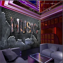Beibehang пользовательские 3d обои 3D Алфавит музыкальный бар KTV обои фон украшение стены живопись