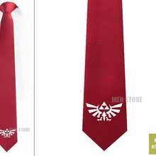 Zelda Force Symbol Мужской Жаккардовый тонкий узкий галстук 2," 6 см галстук свадебный галстук для жениха запонки LK061M