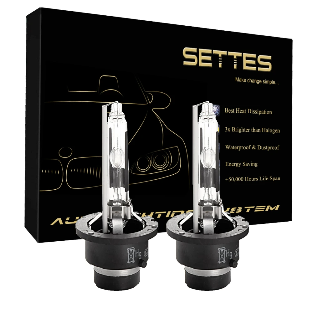 

2 x D2R Genuine X-LIGHT XENON BULB REPLACEMENT FOR PHILIPS GE 6000K