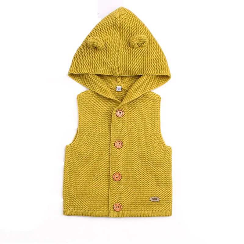 Baby Boys Sweaters Vest Knit Cardigans Jacket Infant Boys Knitwear