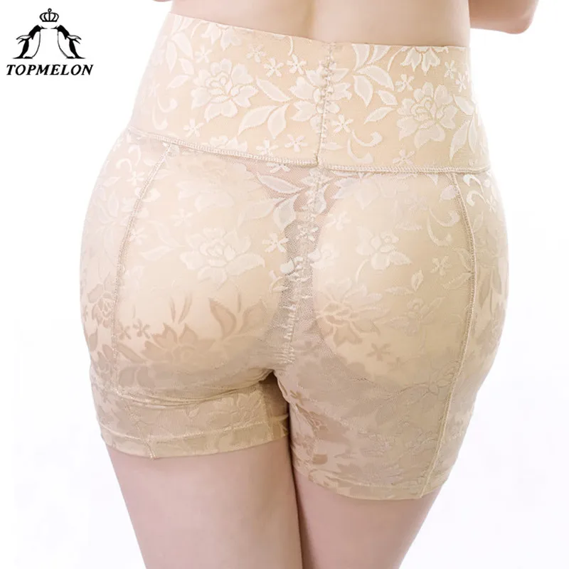 

TOPMELON Slimming Underwear Women Control Pants Butt Lifter Waist TrainerShapwear Shaper High Waist Floral Embroidery Panties
