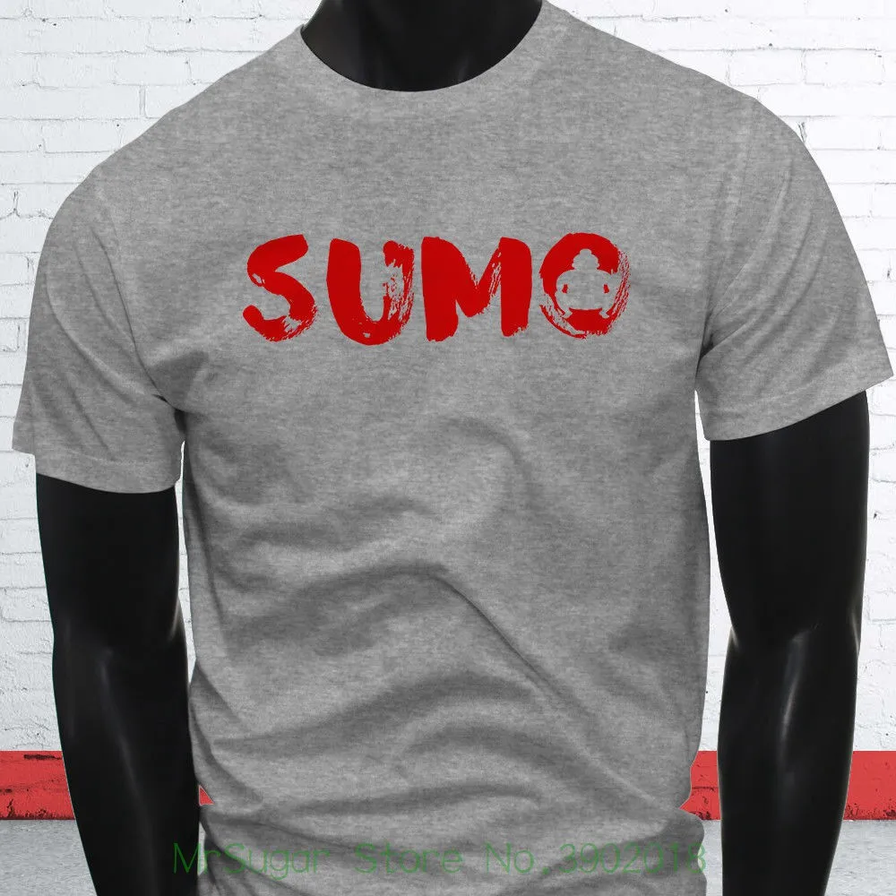 مصارعة السومو اليابانية المصارعة القتالية Sportsy رجل رمادي تي شيرت 100% القطن T قميص لصبي مصارعة السومو اليابانية المصارعة القتالية Sportsy رجل رمادي تي شيرت 100% القطن T قميص لصبي