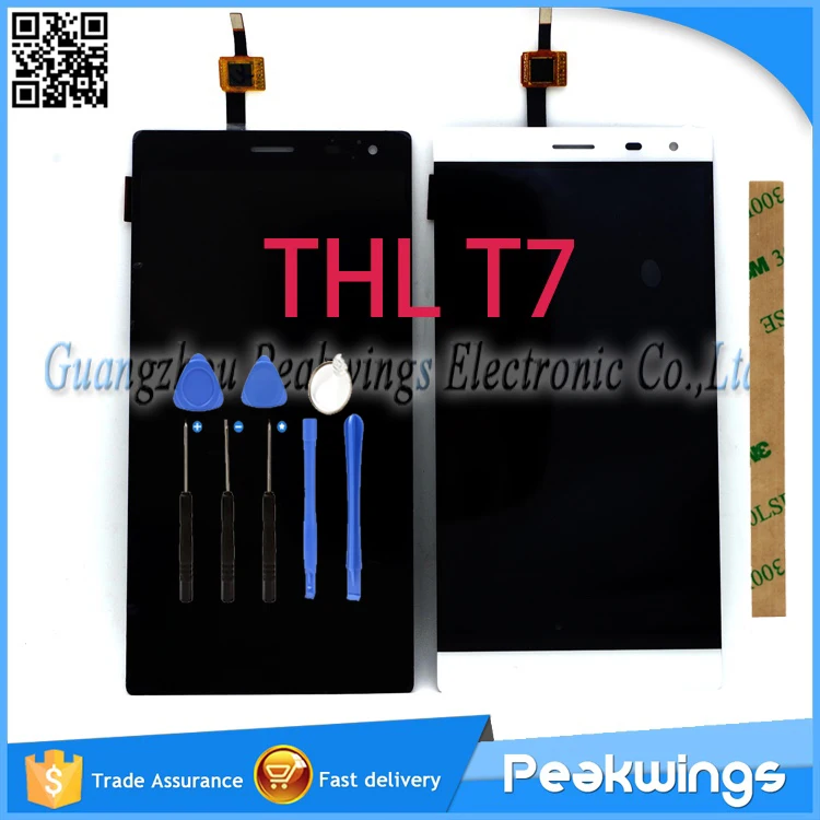 imágenes para Calidad Comprobada Blanco y negro Pantalla Táctil Para THL T7 Pantalla LCD + Herramientas + Track imágenes para Calidad Comprobada Blanco y negro Pantalla Táctil Para THL T7 Pantalla LCD + Herramientas + Track