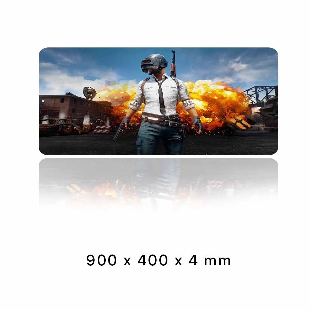 HD 900*400*4 мм большой игровой коврик для мыши Pubg для геймеров, плееров, моющийся, XL, большой размер, компьютерный ПК коврик для мыши для Battlegrounds