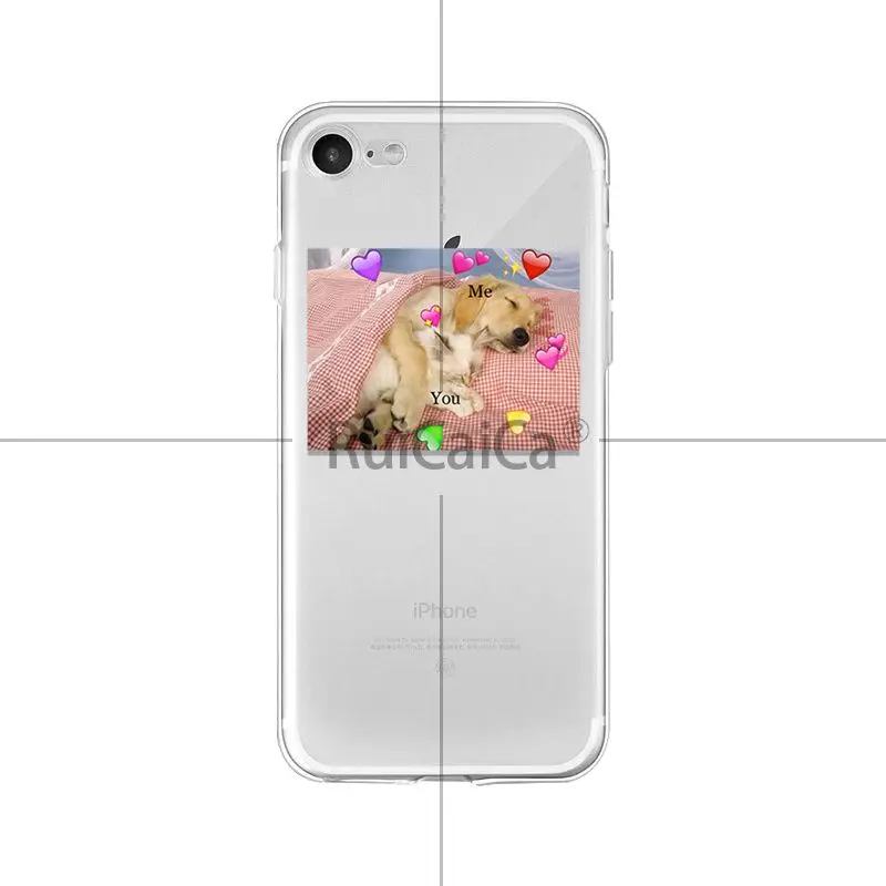 super cute cat dog cartoon pink Heart-shaped YOU&ME series