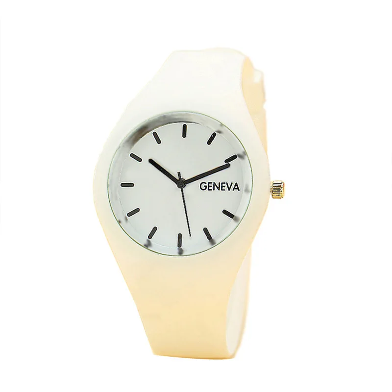 

Leisure Sports Candy-colored Watch Silicone Strap 2019 Hot Sale Fashion Casual Women Watches orologi donna bayan saatleri *Y