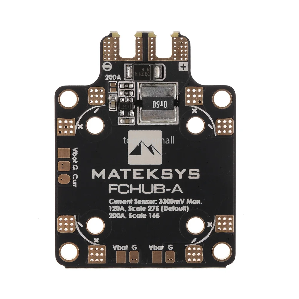 Матек распределительный щит FCHUB A 120A/200A PDB Мощность ток Сенсор для F411 мини F4 Полет
