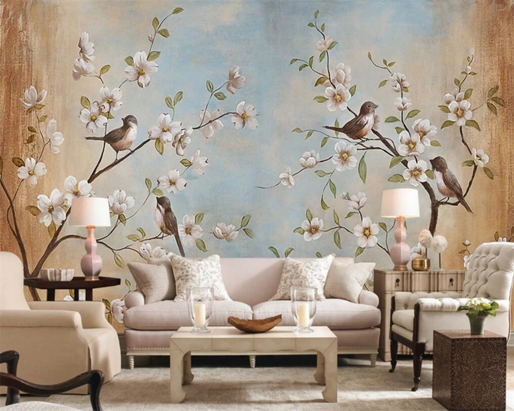 Beibehang任意のサイズをカスタマイズ3dリビングルームの壁紙 現代の花の鳥桃の絵壁画の壁紙3d Mural Wallpaper For Walls Wallpaper For Walls 3dmural Wallpaper Aliexpress Beibehang任意のサイズをカスタマイズ3dリビングルームの壁紙 現代の花の鳥桃の絵壁画の壁紙3d Mural Wallpaper For Walls Wallpaper For Walls 3dmural Wallpaper Aliexpress