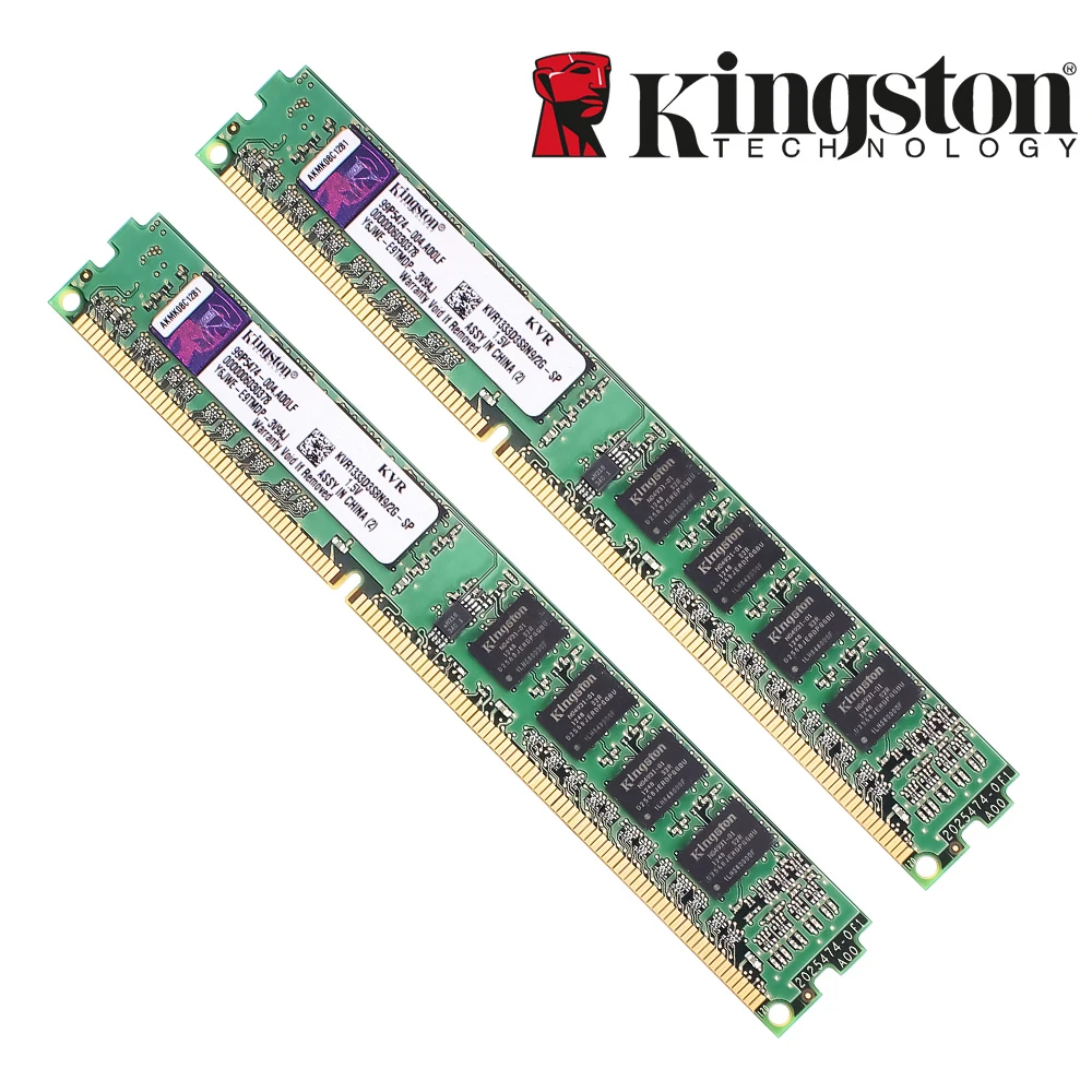 Kingston оригинальная оперативная память DDR3 2 Гб PC3-10600 DDR 3 1333 МГц KVR1333D3S8N9/2G для рабочего стола