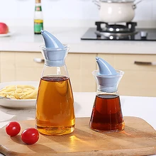 Kitchen tool Leak proof glass splash spout oiler lecythus fashion oil bottle 7*19cm free shipping free shipping 1pc bergeon 30226a watch oil dip oiler stand made in china