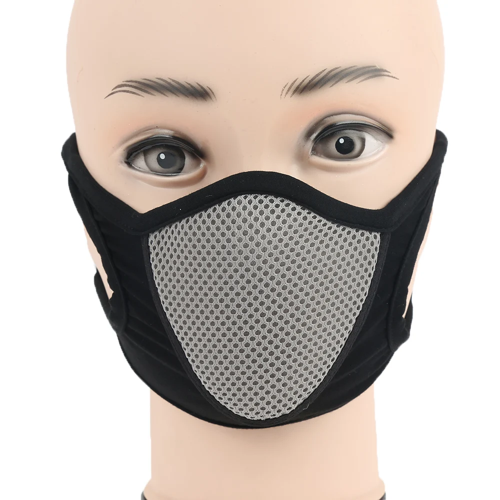 Унисекс многофункциональная Пылезащитная песконепроницаемая противотуманная маска, теплая маска на половину лица для мотоцикла, велосипедная маска, защита для лица, зимняя