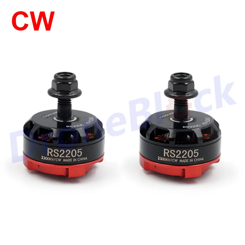 RS2205 2205 2300KV бесщеточный двигатель для FPV Racing Quad CW CCW 3-4S для мультикоптера QAV200 210 220 230 250 - Цвет: 2PCS CW