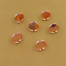 10 pçs 8/10/12/14/16mm configurações de brinco base em branco brincos voltar rolhas base cabochão para diy stud brincos descobertas
