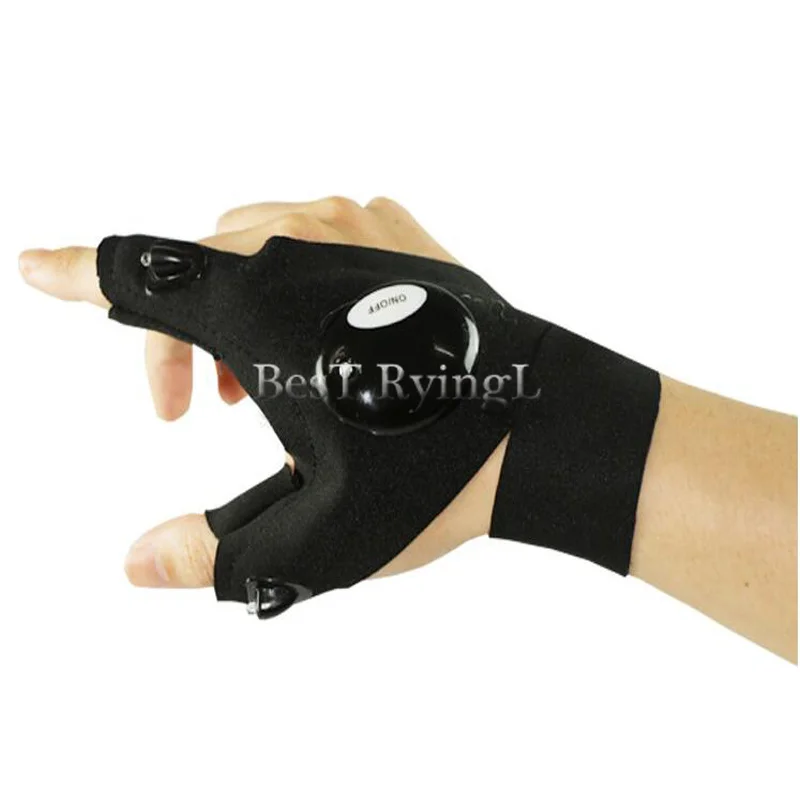 

Y1G 1pcs Right hand Lighting glove Night car repair glove led light Night fishing lamp glove