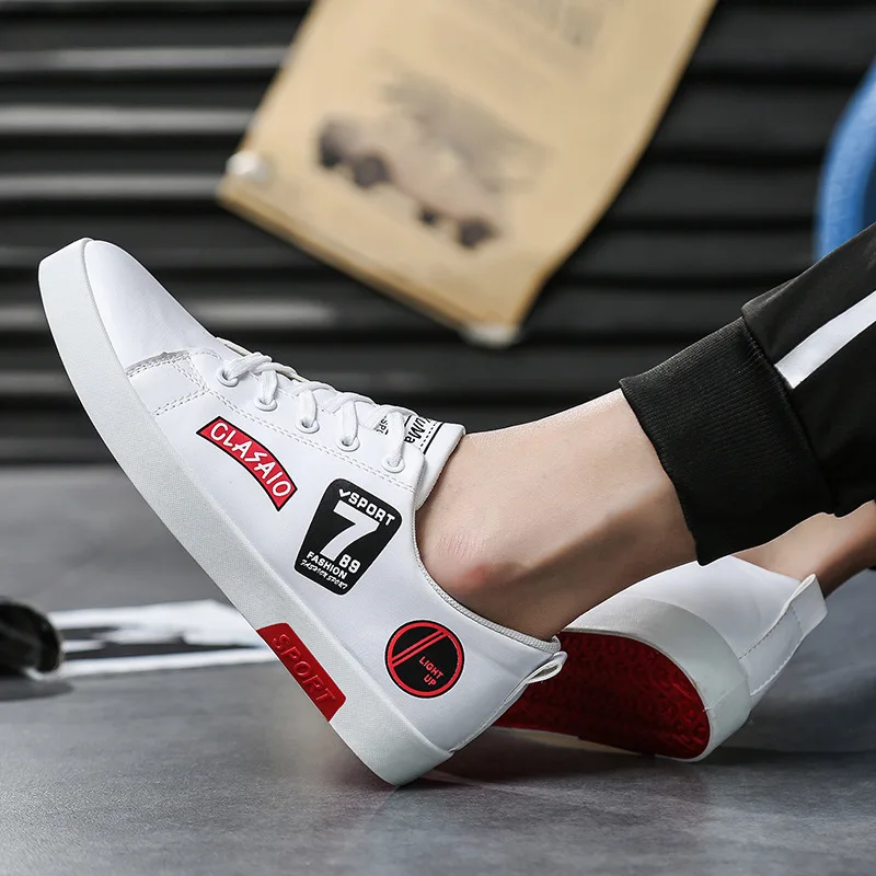 

Mingpinstyle2018 New Summer New Air-permeable Board Student Shoes Little White ShoesFashion Men's Shoes