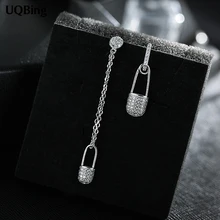 Новое поступление, модные Асимметричные серебряные серьги-гвоздики, 925 пробы, серебряные серьги-гвоздики для женщин, ювелирные изделия, серьги-гвоздики