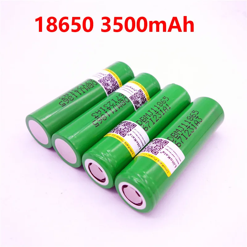 2 шт LiitoKala 18650 3500mah аккумулятор INR18650 MJ1 10A разрядка 3,7 V литий-ионный аккумулятор бесплатно