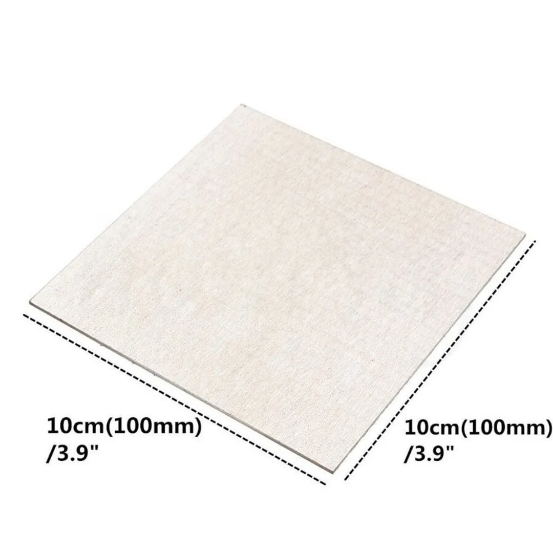 1pc New AZ31B Silver Magnesium Alloy Sheet Plate 1*100*100mm 3.9" * 3.9" * 0.4"