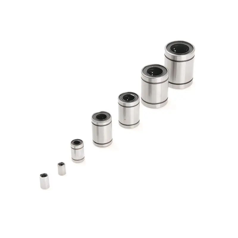 Hot Sale 12Pcs High Speed Bearing Steel LM8UU Linear Ball Bearing Nscribed Circle 8mm 10mm