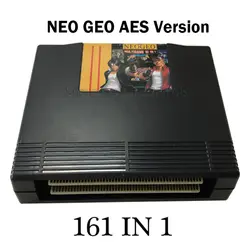 161 в 1 NEO GEO AES мульти игры Картридж Стандартный Jamma NeoGeo супер AES 161 в 1 AES версия для семьи AES игровая консоль