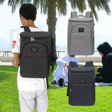 Refrigerador de Comida à Prova Água para Camping Portatil Nevera Portátil Isolados Bolsa Térmico Isolamento d’ Piquenique Cerveja Bebidas 18 20lcamping