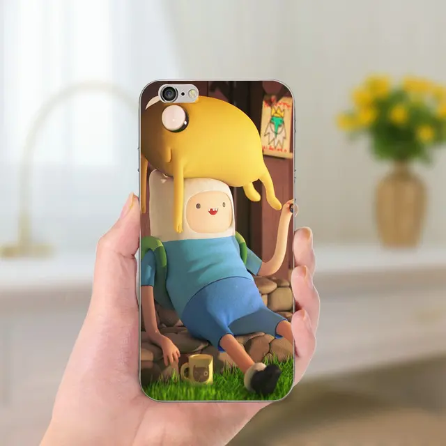 Adventure Time Cute Beemo BMO Jake Slim Soft Silicone TPU Phone Case