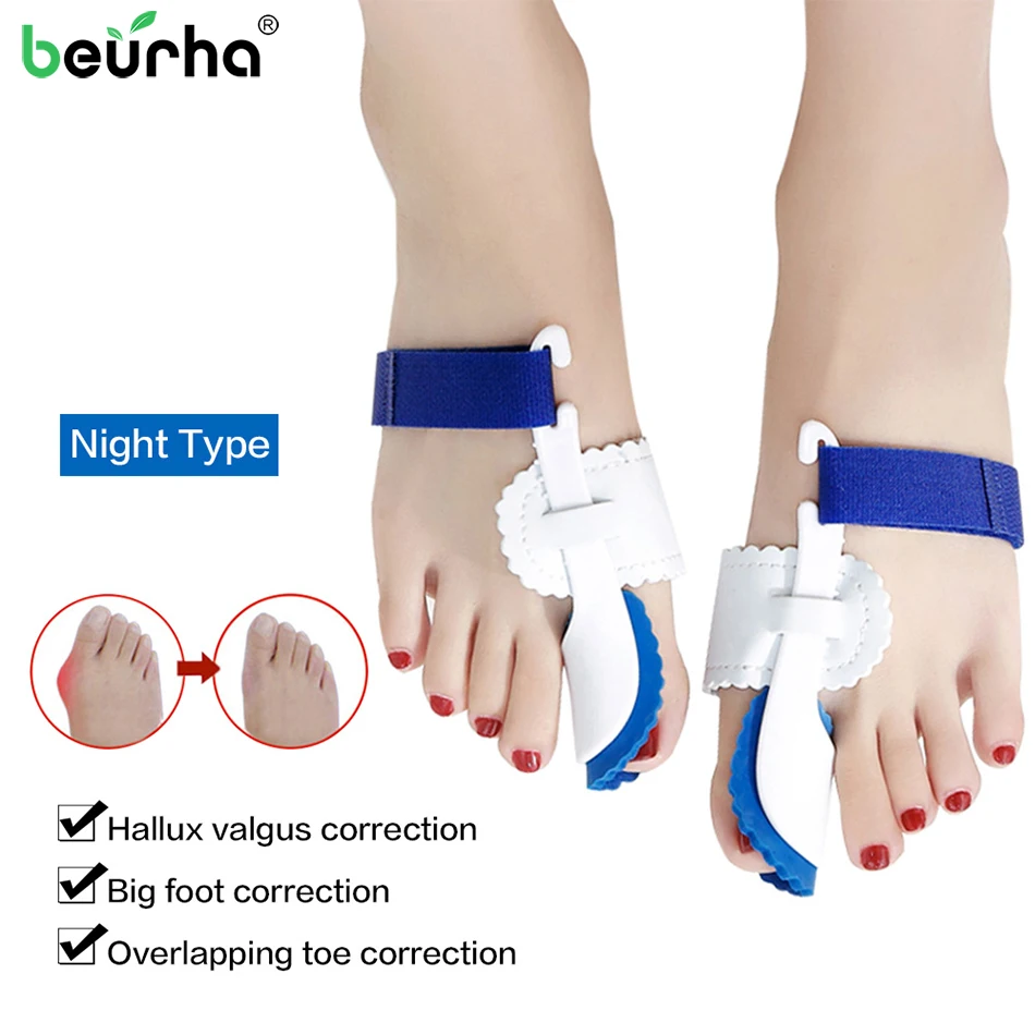Bunion Device Hallux Valgus Orthopedic Braces Toe Correction Night Foot