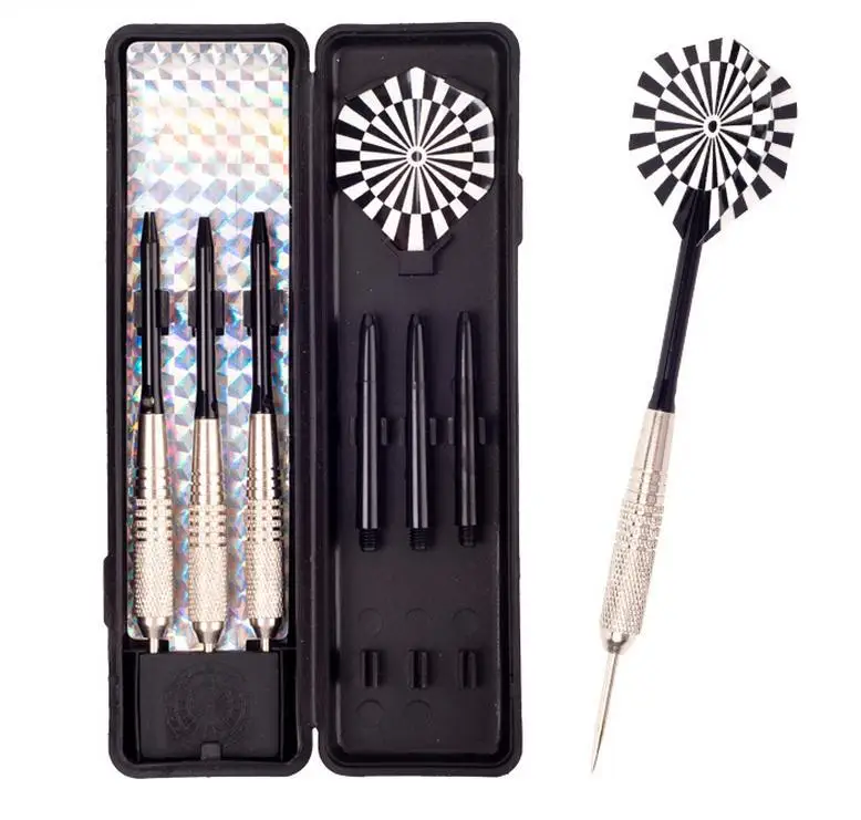 D195 20g Tip steel Darts Needle Metal Dart Shafts white Dart Flights
