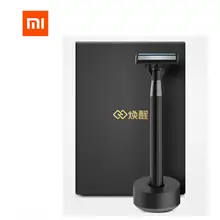 Xiaomi mijia для мужчин бритвы руководство пособия по немецкому языку импорт бритвенная головка с магнитной заменить клип к