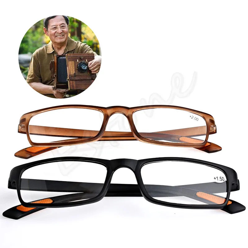 Очки для чтения в рамке из смолы унисекс + 1 00 50 2 3 4 диоптрий|reading glasses|frame reading
