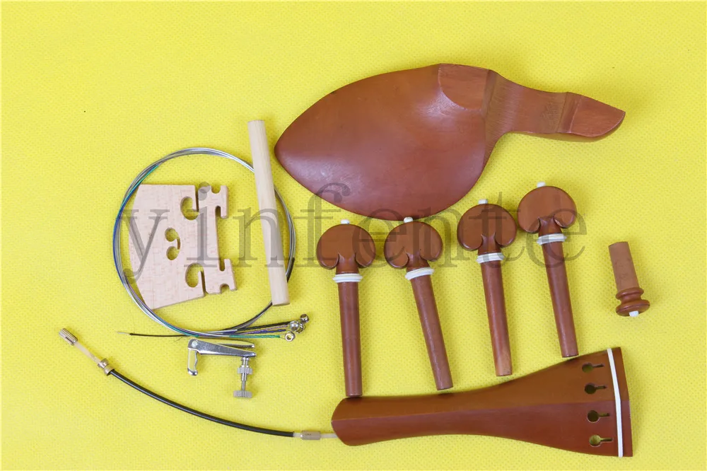 

New violin wood parts,tailpiece tuner peg chinrest endpin bridge #E57-2