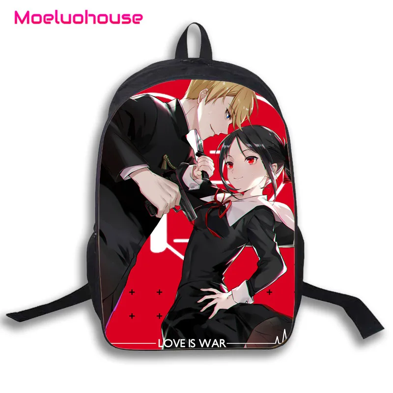 

Anime Kaguya-sama Shinomiya Kaguya 16" School Travel Student Laptop Book Bag Backpack Bagpack Knapsack Men Women Unisex