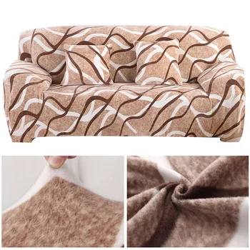 

Elastic Plush Sofa Cover Solid Thick Slipcover sofa covers For Living Room slip cover Protector Sofa couch Cover 1/2/3/4 Seater