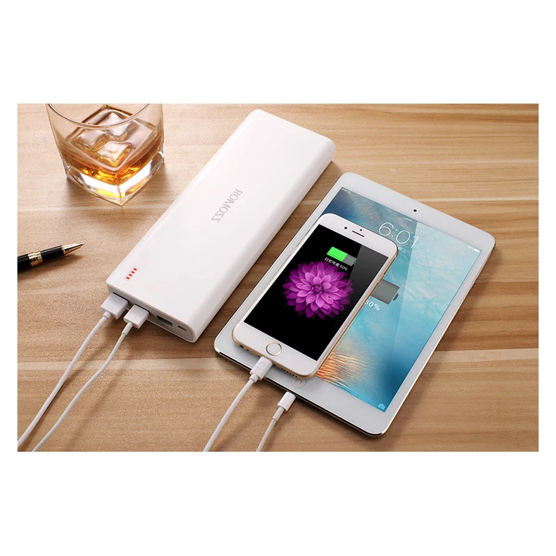 25000 мАч ROMOSS Sense 9 Внешний аккумулятор 3 USB Зарядка порт Для Мобильного телефоны|romoss