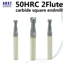 Endmill Milling Cutter Carbide Tungsten End Mill Cutting Tool 50HRC 2 flute Square End mill tools metalworking CNC Machine 1pcs Endmill Milling Cutter Carbide Tungsten End Mill Cutting Tool 50HRC 2 flute Square End mill tools metalworking CNC Machine 1pcs