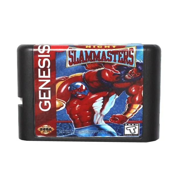 Игровая карта Sega MD-Saturday Night Slammasters для 16-битной игры MD картридж Megadrive Genesis система |
