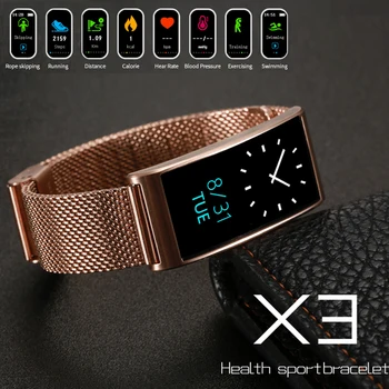 

New App gps tracking swimming wear blood pressure Heart Rate Monitor Sportwatch Fitness Tracker Camera Control for Women Men