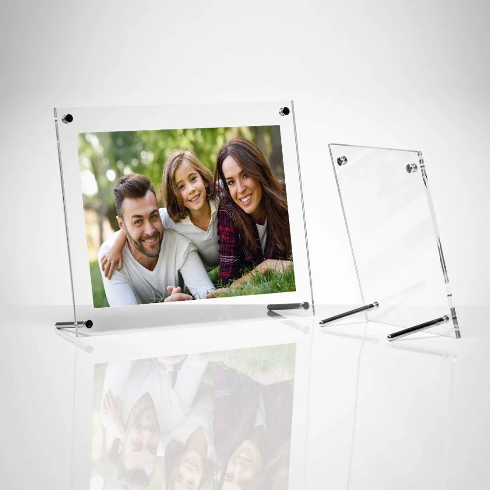 3mm+3mm Thickness Clear Holds Biggest Pictures 16.5 x 12 Inches by Boxalls A3 Acrylic Wall Hanging Photo Frames