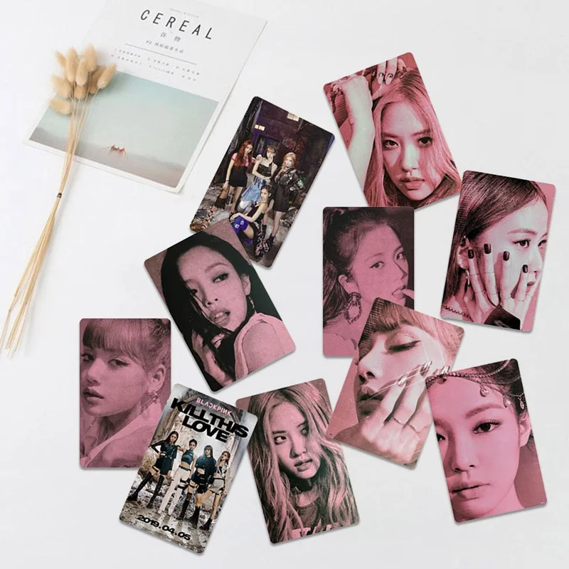10pcs Set Blackpink Kill This Love Photo Stikcy Card Jennie Lisa Hd Photo Card Sticker New Album Crystal Card Sticker Buy At The Price Of 2 49 In Aliexpress Com Imall Com