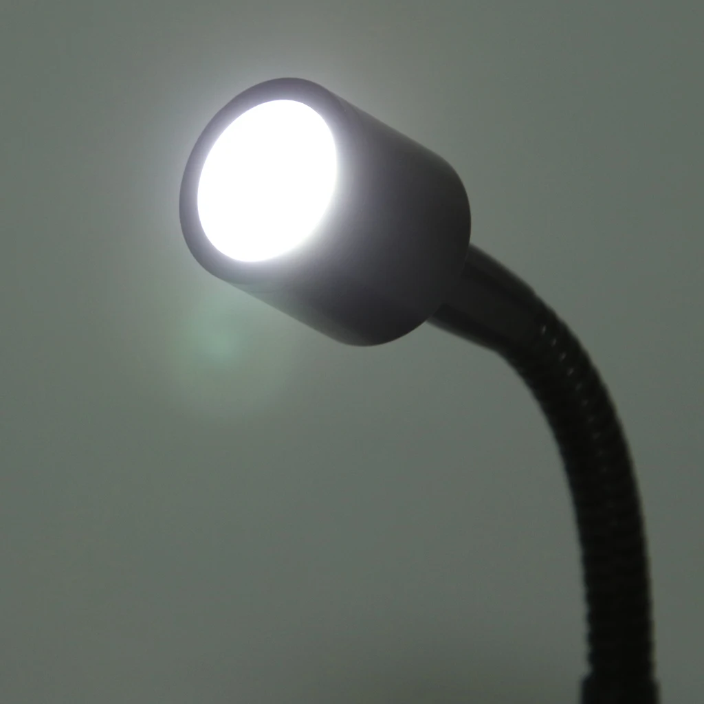 1W 12V Gooseneck LED Reading Light for Home RV Camper Marine Boat Motorhome de luz de lectura conduit une lampe de lecture