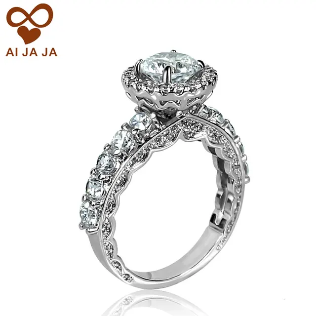 Cz Paved Vintage Wedding Rings For Women Engagement Bague Cz Paved Vintage Wedding Rings For Women Engagement Bague Bridal Whole Hq