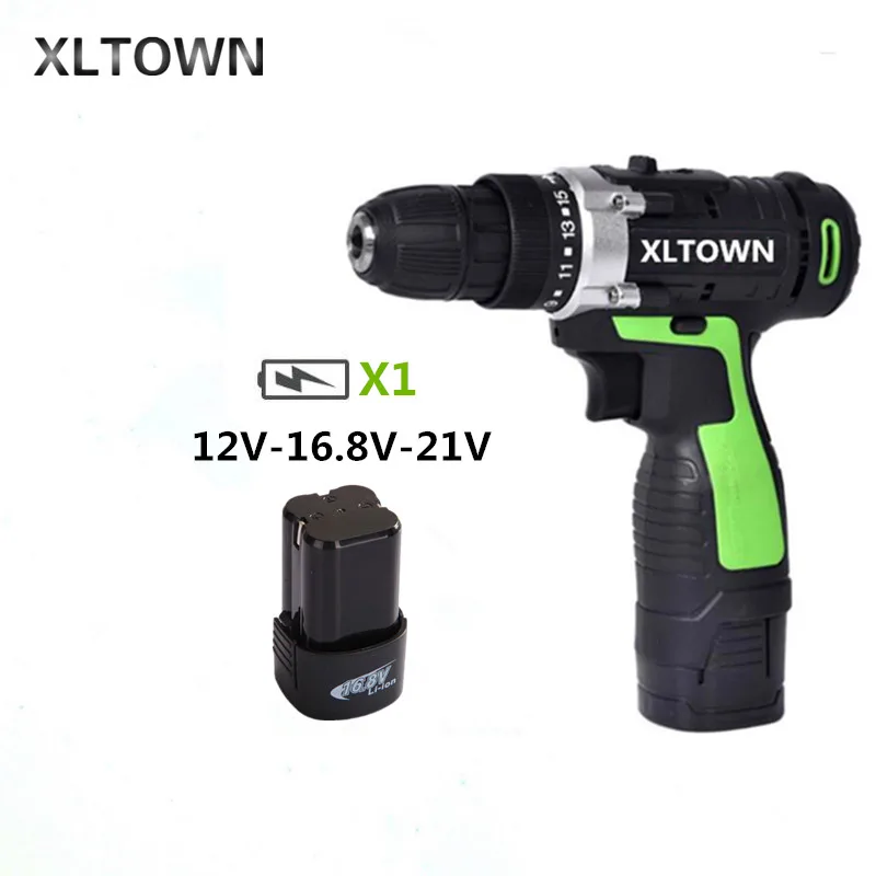 XLTOWN12/16 8/21 v Аккумуляторная дрель Перезаряжаемые литий Батарея