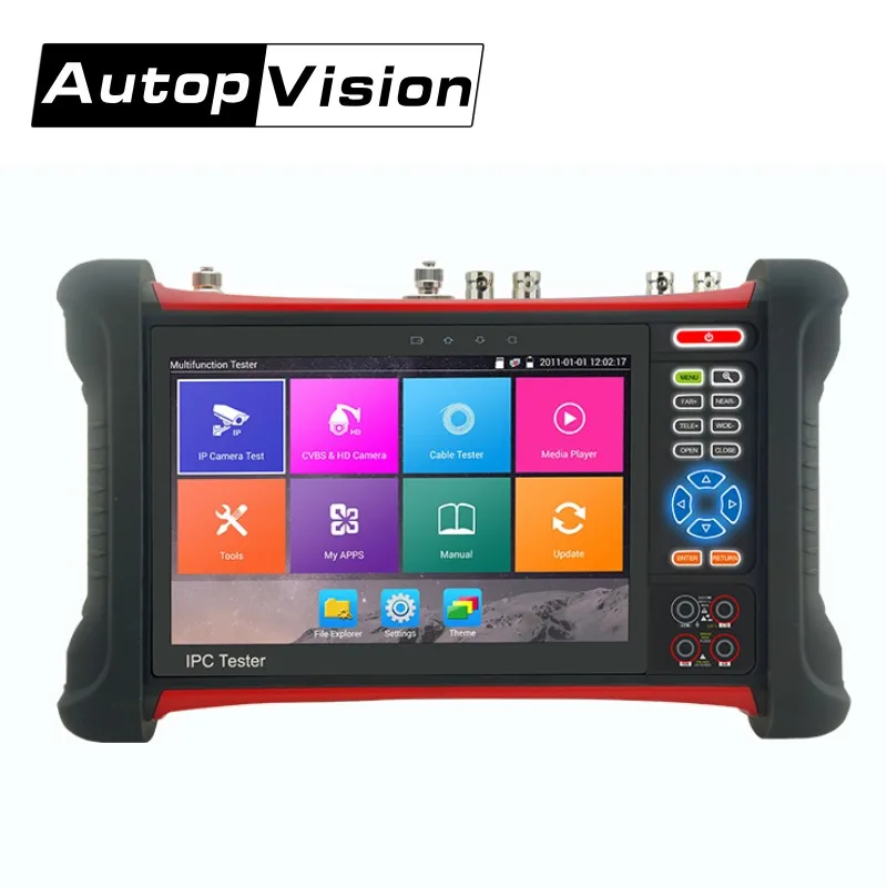 DHLfree Wanglu X7 H.265 4K IP камера тестер 8MP TVI CVI AHD SDI CVBS CCTV монитор с TDR кабель tracer