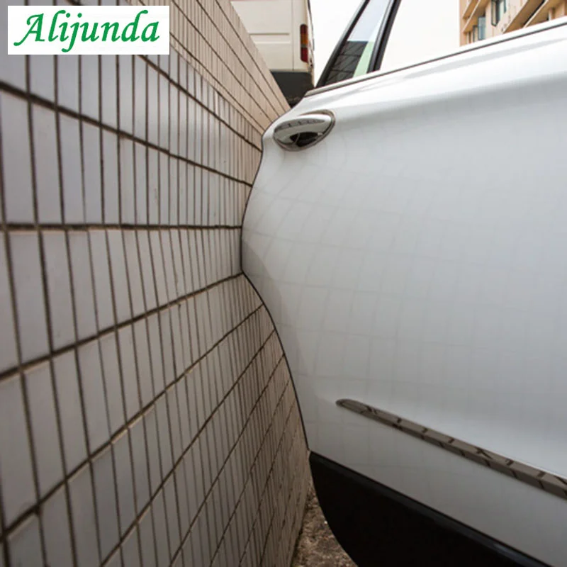 

1PC 5M Length Black White Transparent Car SUV Side Door Edge Protection Stripe Scratch Protection Protection